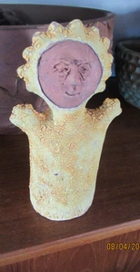 Stan Bitters Sun Person - Great Glaze! - Picture 1 of 3