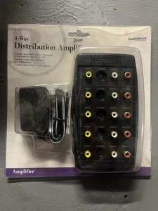Radio Shack Amplificatore Distribuzione Video Ingresso-Uscita Audio-Video 15-1172. NOB - Foto 1 di 2
