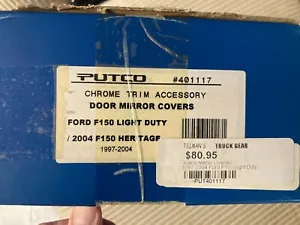 Door Mirror Cover-Chrome Putco 401117 1997-2004 Ford F150 light duty - Picture 1 of 2