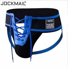 JOCKMAIL Mens Jockstrap Athletic Supporter Jock Strap Wide Band Underwear String