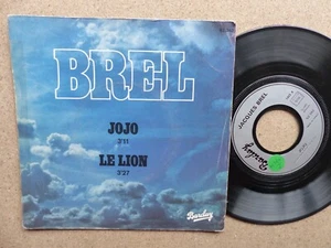 45T 7" JACQUES BREL Jojo / Le lion 62342 PROMO - Picture 1 of 2