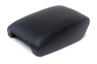 Reposabrazos de consola central cubierta de cuero sintético para Acura CL 00-03 negro Foto 1 de 4