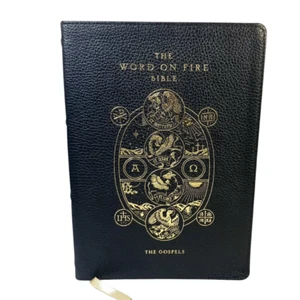The Word on Fire Bible Volume I: The Gospels Leather Word on Fire Bible - Picture 1 of 2