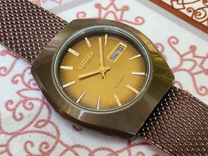 Vintage Automatic Citizen Watch Automatic GENTS Caliber 8200 Blackie. - Picture 1 of 11