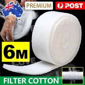 6m Aquarium Filter Foam Sponge Media Cotton Pad Fish Tank Pond Pump Filter Pad - Picture 1 of 9
