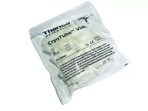NUNC 1.8mL Cryogenic Tubes Biobank & Cell Culture 50/Bag LABORATORY LAB363401 - Picture 1 of 2