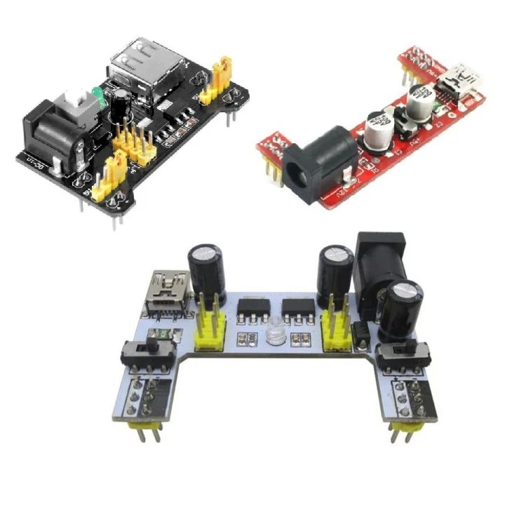 Solderless MB102 Breadboard Power Supply Mini USB 3.3V 5V /DC 7-12V NEW - Image 1 of 1
