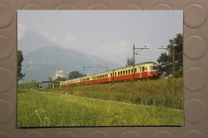 AK Züge E-Lok RAe TEE II von 1961 SBB bei Brunnen 1986 - Bild 1 von 1