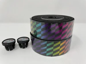 New Hologram Multicolor Road Bike Handlebar Tape - Picture 1 of 1
