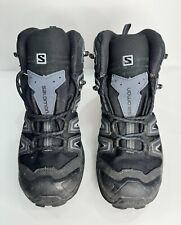 Salomon X Ultra 3 Mid GTX Hiking Boot, Black/India Ink/Monument, Size 7