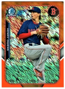 Henry Owens - 2015 Bowman Chrome FARM'S Feinstes Orange Schimmer Refraktor RC - Bild 1 von 2