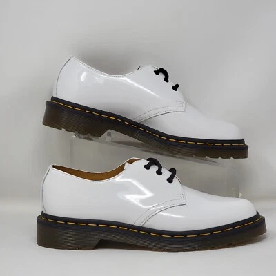 Dr. Martens 1461 Patent Leather Lamper Oxfords Shoes Womens Sz 9 26754 White New - Image 1 of 4