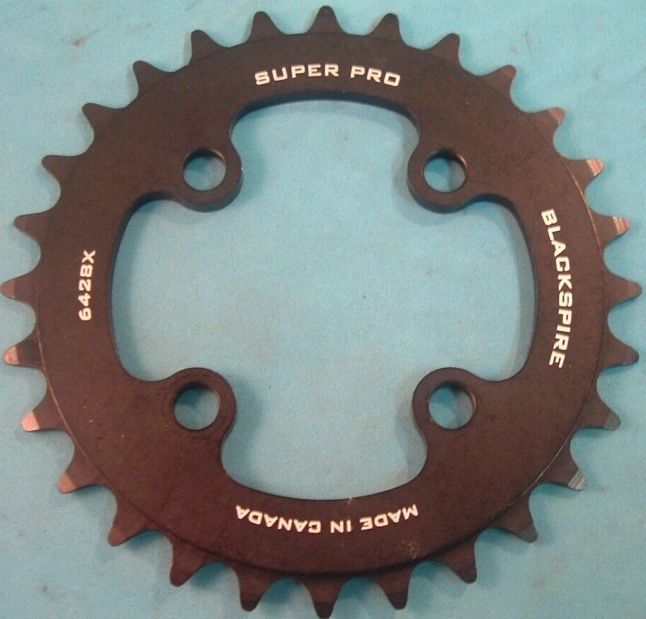 Plato interior Blackspire Super Pro 28Tx 64BCD carretera/MTB-NUEVO/NOS-5 a 9 velocidades-como nuevo Foto 1 de 4