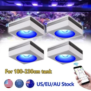 PopBloom Marine LED Aquarium Light Reef Coral Saltwater Fish Tank Lamp 72" 180cm - Picture 1 of 11