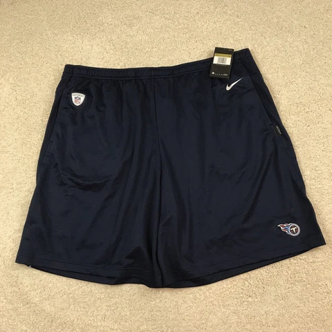 Nike Tennessee Titans Mens 4XL Shorts Blue Dri Fit New AO3769 419 Cover