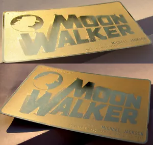 Michael Jackson Carte Telephone Phonecard MOONWALKER Gold Golden Card JAPAN 1988 - Foto 1 di 5
