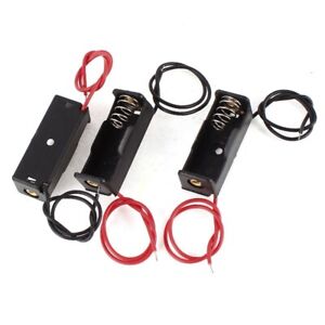 3 Pieces Dual Cable Plastic 1 x 23A 12V Battery Holder Battery Box Kas9869