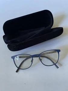 See Eyewear Eyeglasses 996 Col.9773 Blue Metal Italy 50 19 140 Frames Glasses - Picture 1 of 5