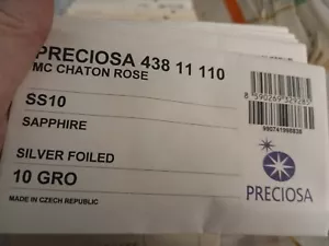Preciosa Sapphire Rhinestones 10ss 1440 pcs - Picture 1 of 1
