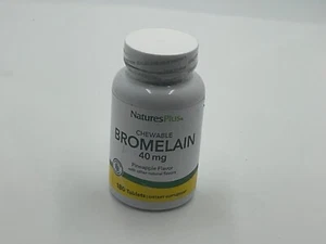 Natures Plus Kau-Bromelain - 40 mg - natürliches proteolytisches Enzym-Ergänzungsmittel - Bild 1 von 4