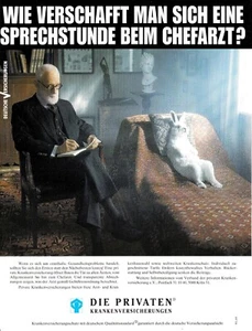 3w23955/ Alte Reklame aus 1993 – Die PRIVATEN KRANKENVERSICHERUNGEN - Picture 1 of 1