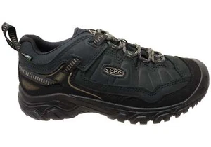 Mens Keen Targhee Iv Waterproof Hiking Shoes Triple Black - ModeShoesAU - Picture 1 of 6