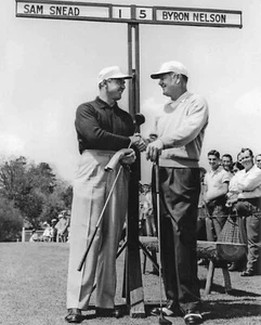 SAM SNEAD BYRON NELSON 8X10 GLOSSY PHOTO IMAGE #1 - Picture 1 of 1