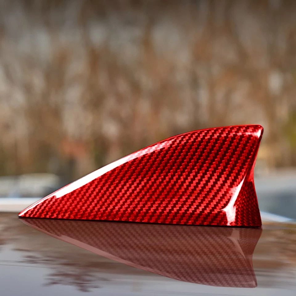 Cubierta de antena de aleta de tiburón de techo de fibra de carbono seca REAL HARD para Mazda CX-5 15-20 Foto 1 de 4