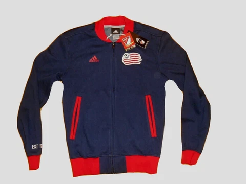 NWT Adidas NEW ENGLAND REVOLUTION MLS Soccer Track Jacket Men's XL Blue/Red $90 Cover