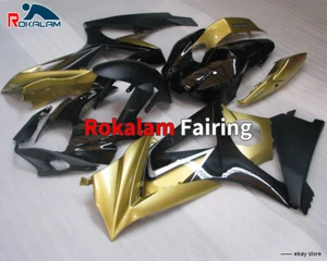 Carenados de bicicleta deportiva negro dorado para Suzuki GSXR1000 K7 2007 GSX-R1000 07 08 - Imagen 1 de 1