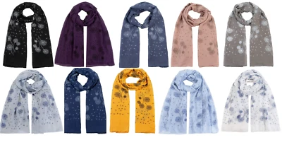 WORLD OF SHAWLS Löwenzahn Promi-Stil Schal Damen Mädchen Frauen Schal Halstuch