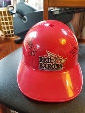 Signed by 10 Scranton/Wilkes-Barre Red Barons Souvenir Batting Helmet 