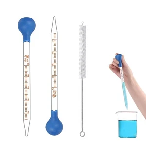 2 Stück Glas Pipetten Dropper, 10ml Tropfpipette, Measuring Pipettierer, Flüssig - Bild 1 von 7