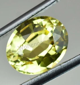 4.45 Ct Natural Ceylon Yellow Sapphire Oval CERTIFIED Flawless Loose Gemstone - Bild 1 von 7