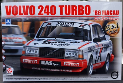 wonderful modelcar-kit 1:24 VOLVO 240 TURBO  #2 WINNER MACAO 1986 - lim.edition - Image 1 of 4