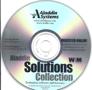 Aladdin Systems evaluation software and freeware CD - vintage software CD - Bild 1 von 1