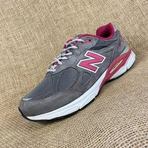 New balance 990 running shoes gray white pink Women’s sz 10 D - Picture 1 of 12