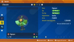 Alle 4 Non Shiny Ogerpon 6 Dv/Ev Max Pokémon Karmesin/Purpur - Picture 1 of 39