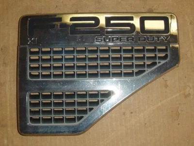 08 09 10 Ford F250 F-250 Super Duty XL Right Passenger Fender Badge Emblem - Image 1 of 4