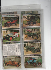 trade cards veteran & vintage cars 2nd series 1962 full set