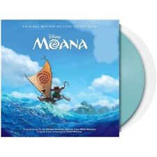 Disney Moana Original Soundtrack OST Exclusive Light Blue/Clear Color Vinyl 2XLP