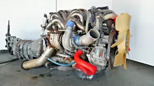JDM TOYOTA SUPRA 1JZGTE VVTI ENGINE 5 SPEED MT TRANSMISSION R154 1JZ VVTI CHASER - Picture 1 of 24