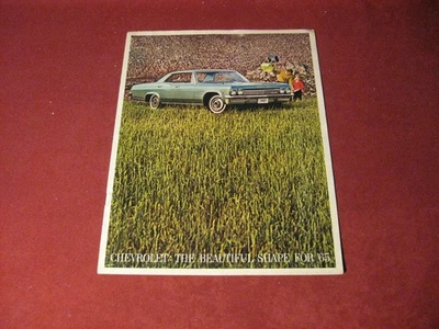 Chevy Impala Belair 1965 folleto de ventas grandes catálogo antiguo original Foto 1 de 4