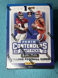 NEU SEALED 2021 PANINI CONTENDERS DRAFT PICKS COLLEGE FOOTBALL BLASTER BOX!  - Bild 1 von 2