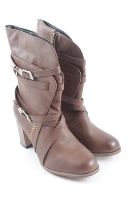 Botas bajas Mujeres Botas altas Talla EU 41 marrón look casual - Imagen 1 de 4