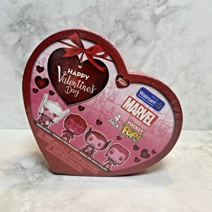 NUEVO Funko Pocket Pop! Paquete de 4 figuras exclusivas de Walmart Marvel Valentine’s ERGSA - Imagen 1 de 3