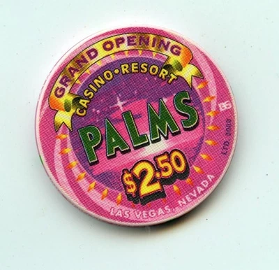 2.50 Chip from the Palms Casino Las Vegas Nevada Grand Opening - Image 1 of 2