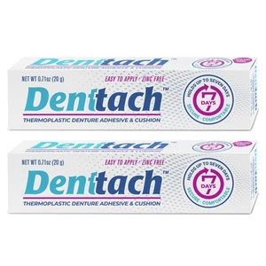 Denttach Denture Adhesive, Thermoplastic Denture Adhesive, Cushion and Reline... - Picture 1 of 5