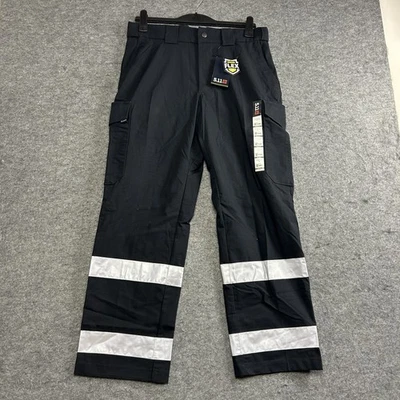 5.11 Stryke PDU Pants Mens 32 Navy Blue Unhemmed Class B Reflective Cargo - Image 1 of 4