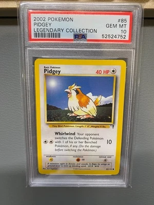 2002 Pokemon PSA 10 GEM MT - Pidgey - Legendary Collection #85 - Image 1 of 2